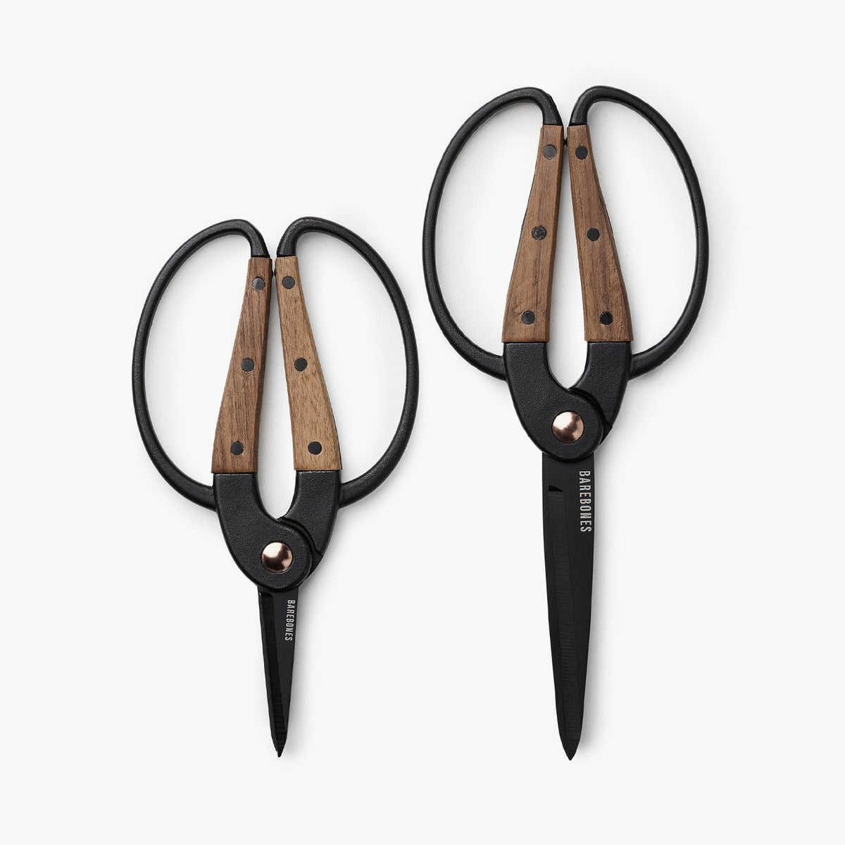 Small Scissors with Walnut Handles